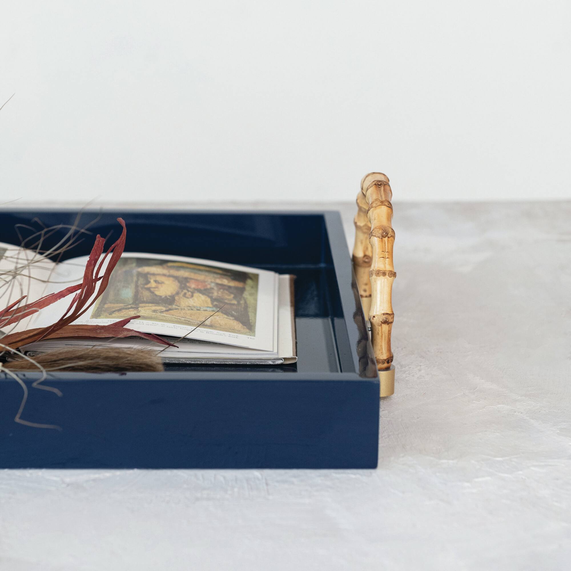 Hello Honey® 21.5" Wide Nautical Bamboo Tray